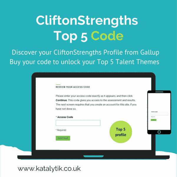 CliftonStrengths Top 5 Code