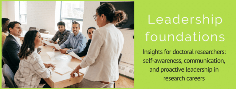 Foundations for research leadership